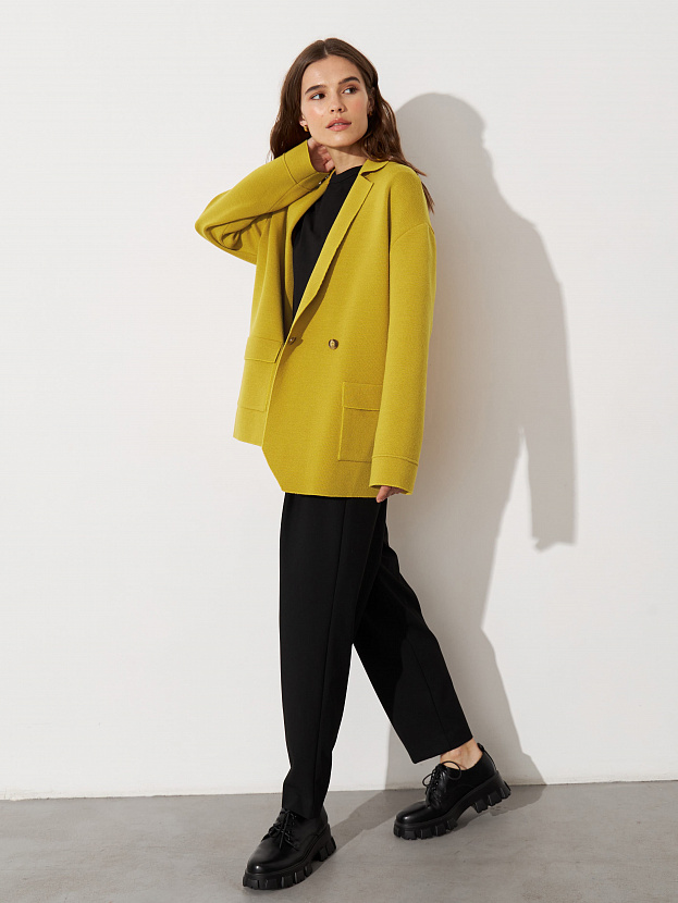 Фарго пиджак трикотажный (охра, 44-46)