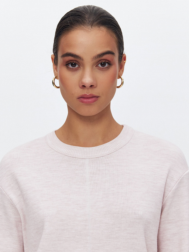 Меридиан джемпер трикотажный (бледно-розовый, 44-46)