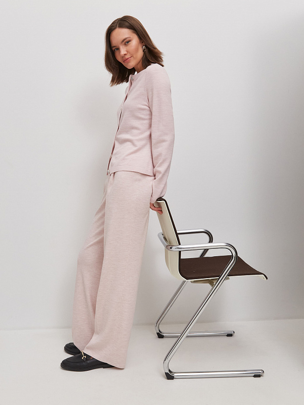 Арно брюки трикотажные (бледно-розовый, 44-46/164-170)