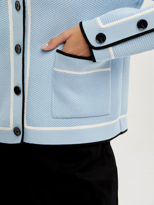 Майя жакет трикотажный (св.голубой, 46-48)