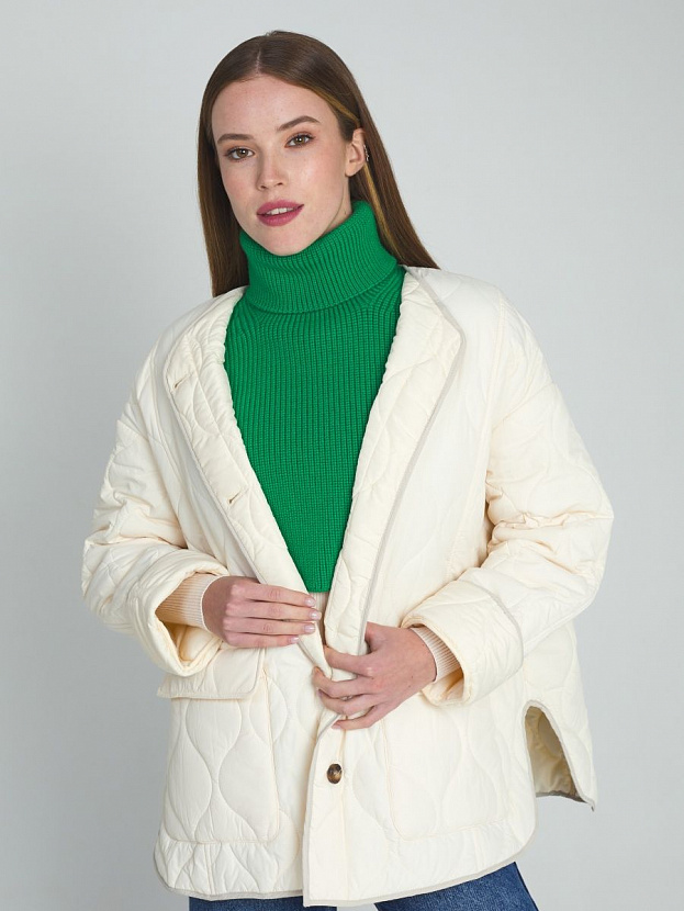 Катимо манишка трикотажная (ярко-зеленый)