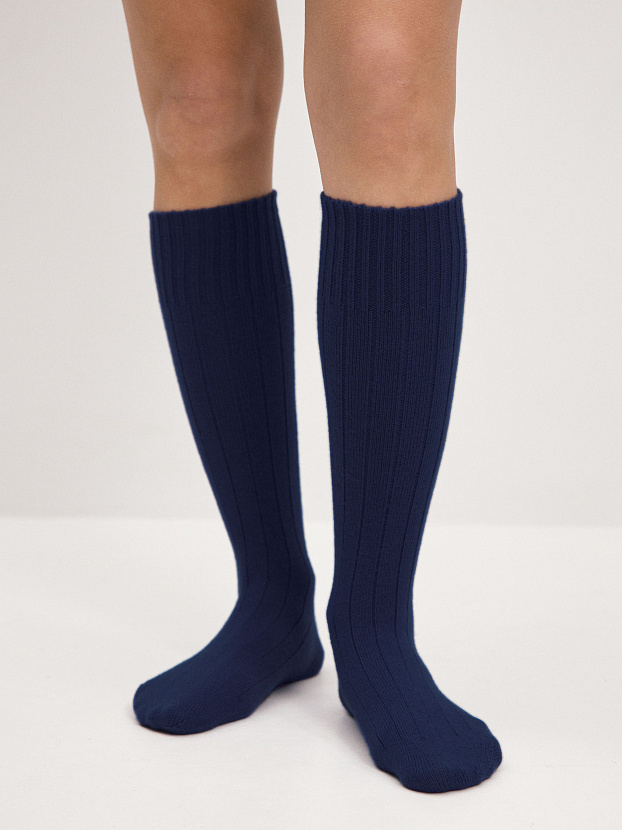 Гольфы трикотажные Степ (т.синий, 36-40)