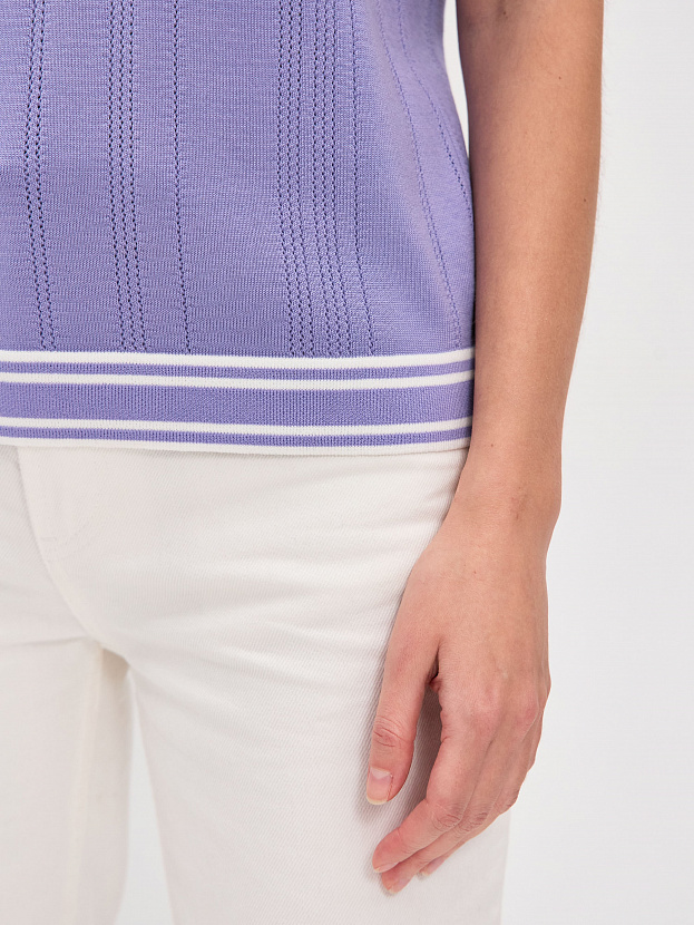 Данте джемпер (футболка) трикотажный (лаванда, 44-46)