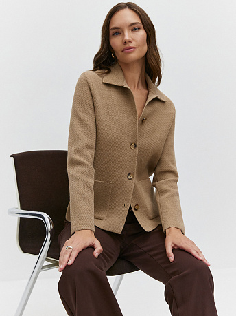 Жакет из шерсти мериноса Аврора