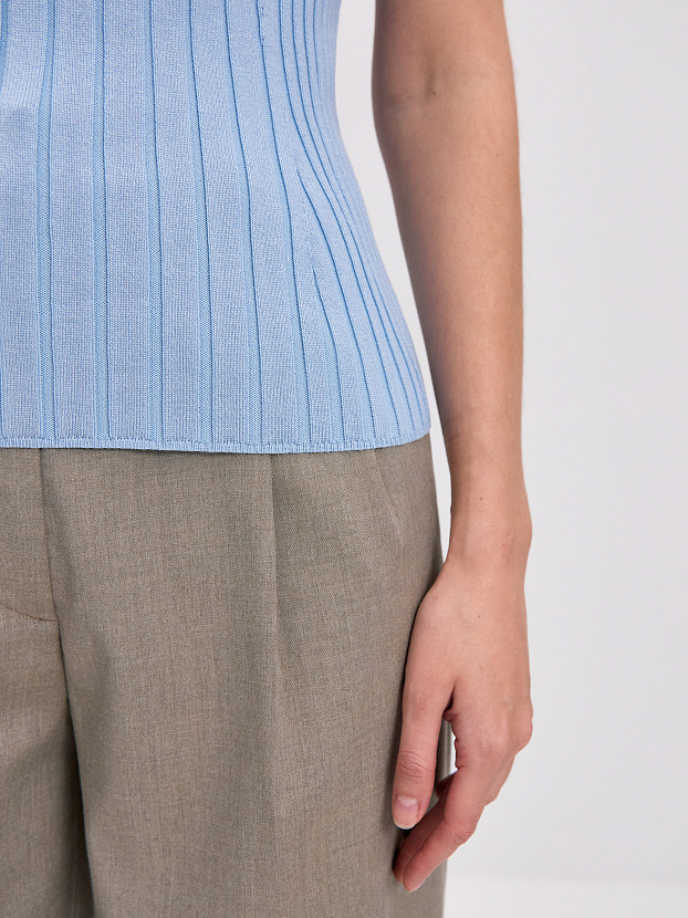 Феникс водолазка трикотажная (голубой, 44-46)