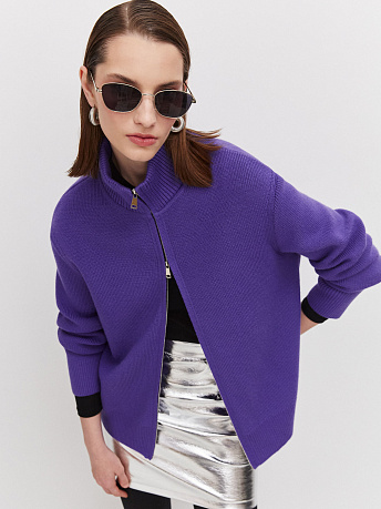 Джемпер из шерсти мериноса с высоким воротом Азимут