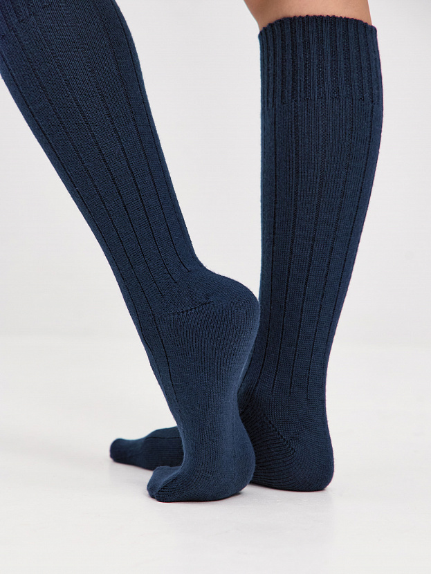 Гольфы трикотажные Степ (синяя ночь, 36-40)