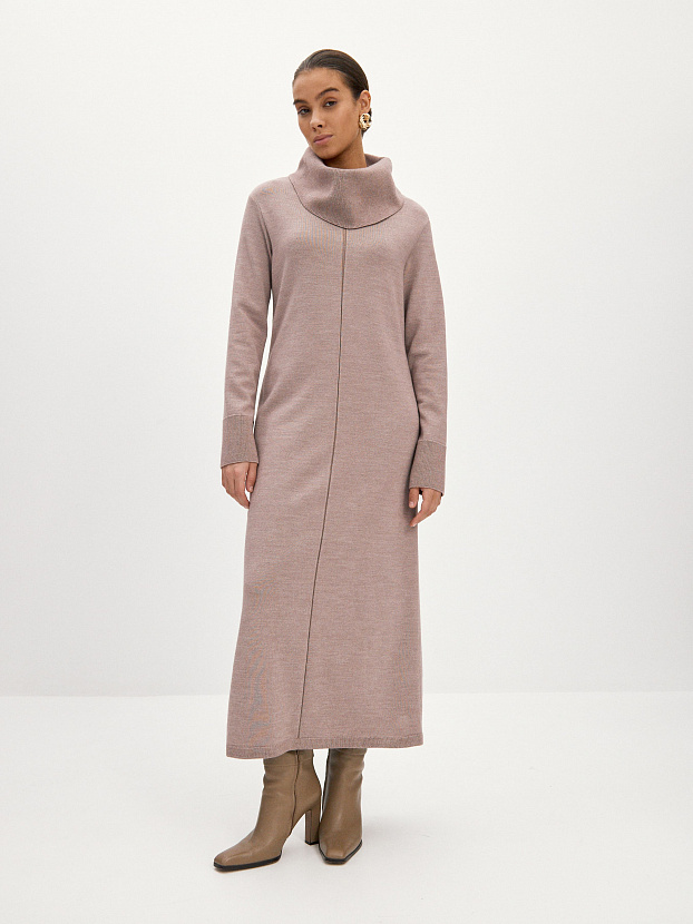 Джуди платье трикотажное (розовато-серый, 44-46)