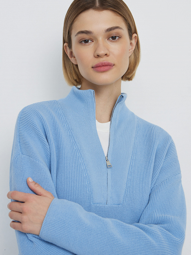 Райди джемпер трикотажный (голубой, 44-46)