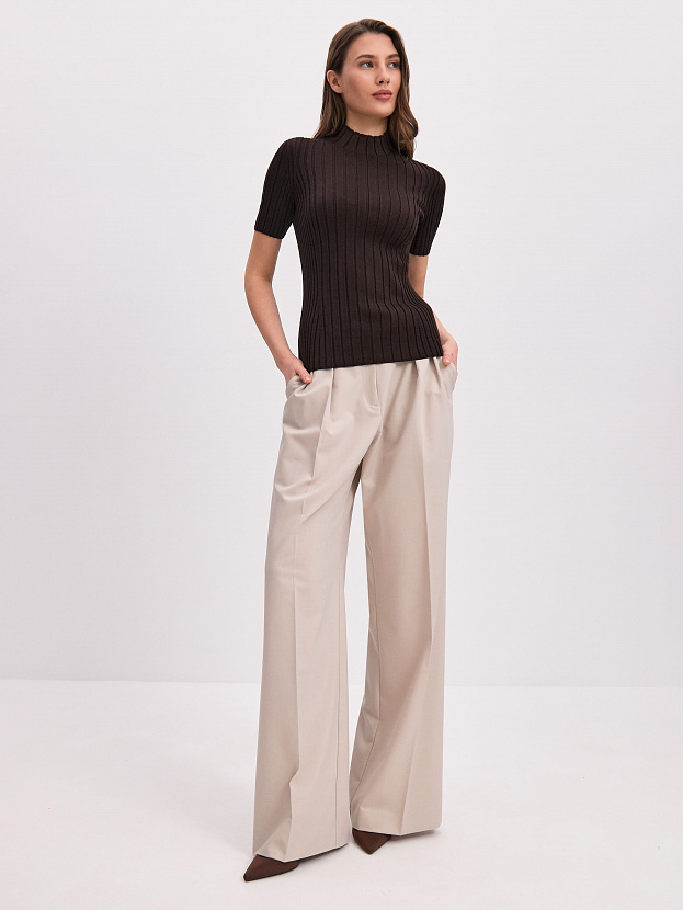 Феникс водолазка трикотажная (темно-коричневый, 44-46)