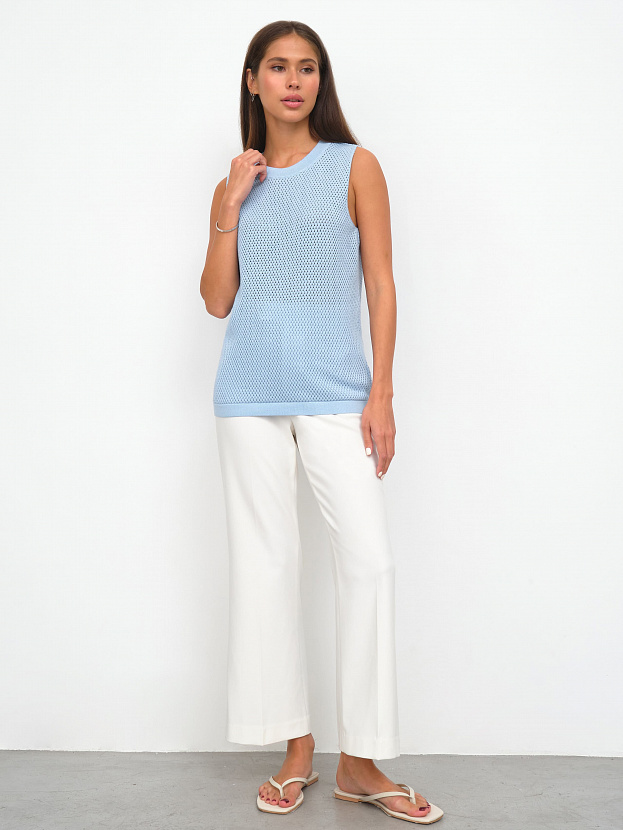 Мусс майка трикотажная (голубой, 44-46)