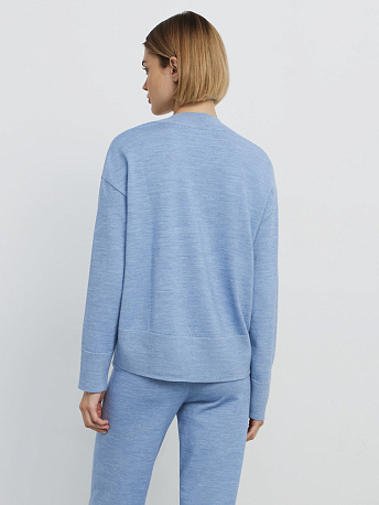 Джемпер из шерсти мериноса и вискозы Дания