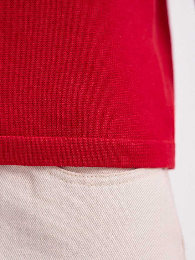 Эрно джемпер трикотажный (красный, 44-46)