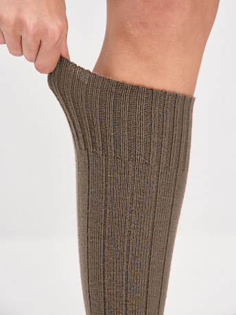 Гольфы трикотажные из шерсти мериноса Степ