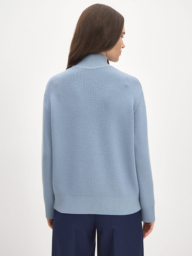 Мюнхен джемпер трикотажный (серо-голубой, 44-46)