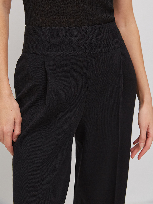 Арно брюки трикотажные (черный, 44-46/164-170)
