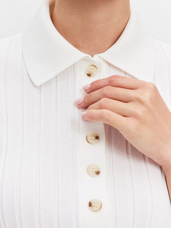 Поло облегающего силуэта Вега