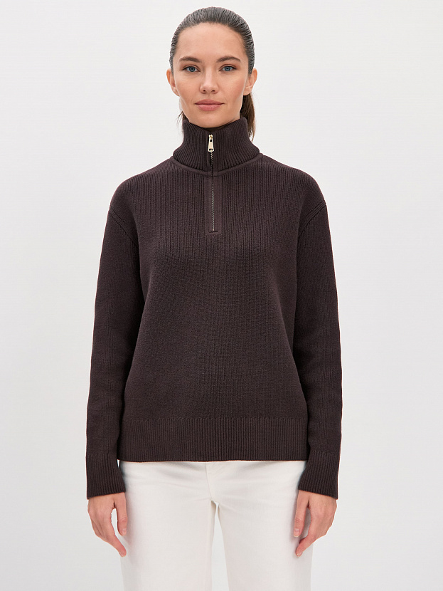 Авилон джемпер трикотажный (т. коричневый, 44-46)