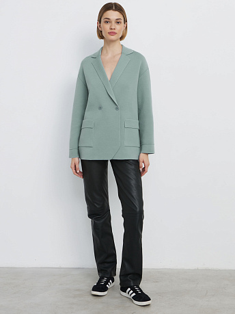 Пиджак двубортный из хлопка Монако