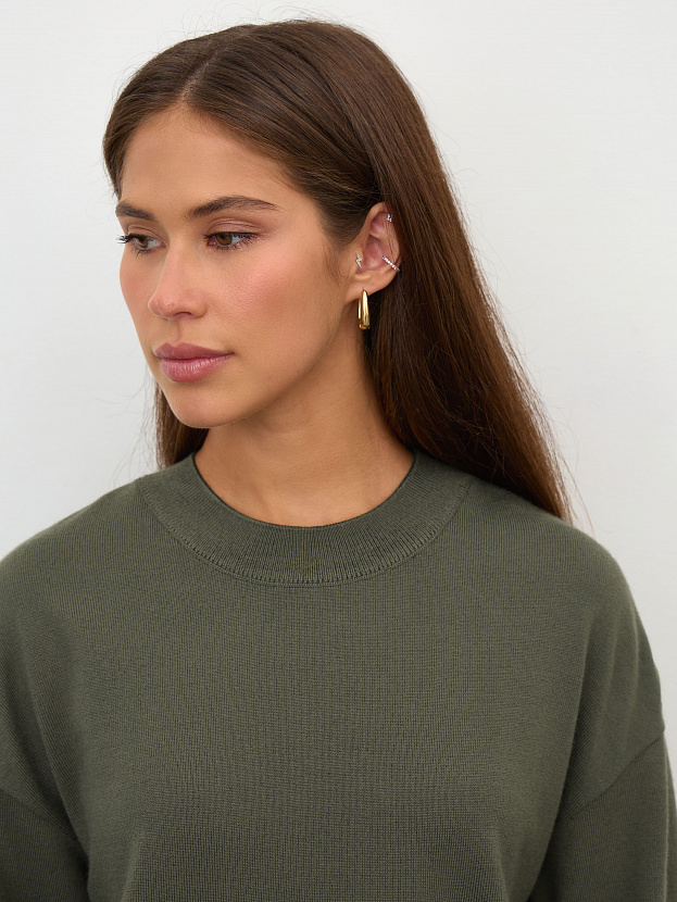 Дания джемпер трикотажный (хаки, 44-46)