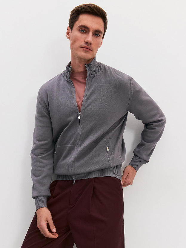 Коломбо кардиган трикотажный (т.серый, 48/176-182)