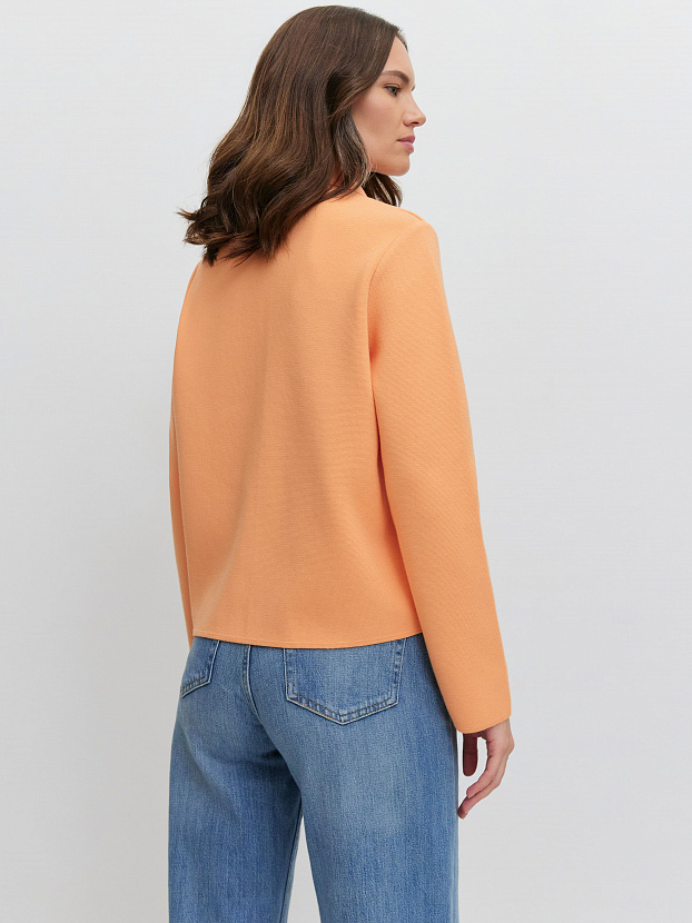 Давиль жакет трикотажный (абрикосовый, 44-46)