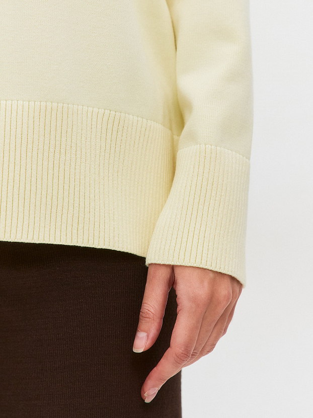 Астрид джемпер трикотажный (бледно-желтый, 44-46)