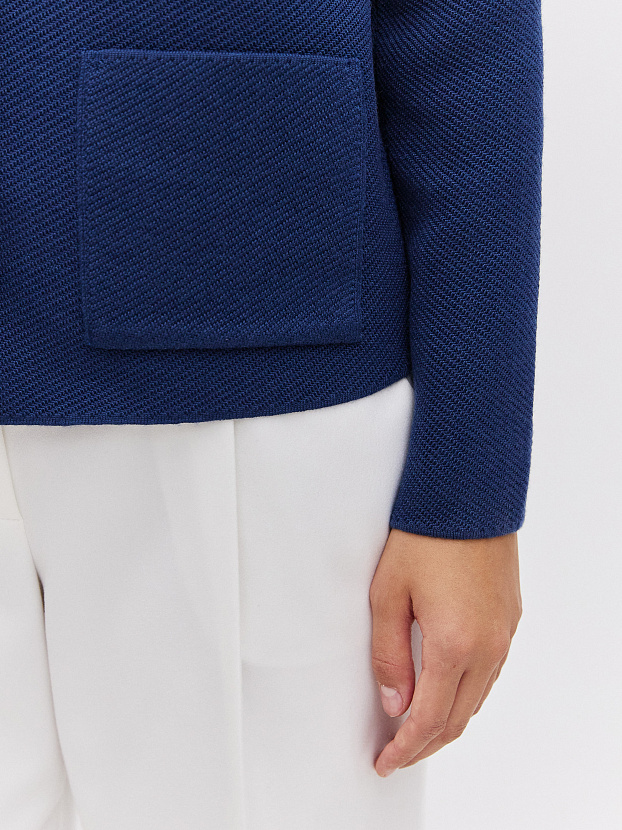 Аврора жакет трикотажный (т.синий, 44-46)