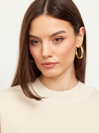 Джемпер из шерсти мериноса и вискозы Дания