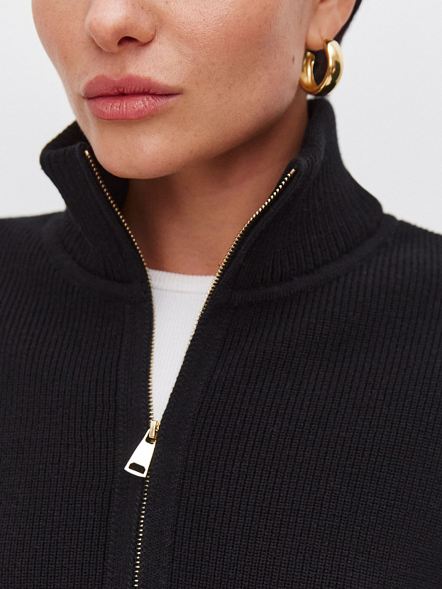 Бельгия джемпер трикотажный (черный/золото, 44-46)