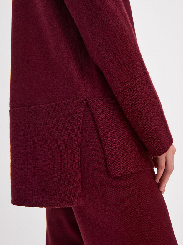 Сатурн костюм (джемпер+брюки) трикотажный (бордо, 40-42/164-170)