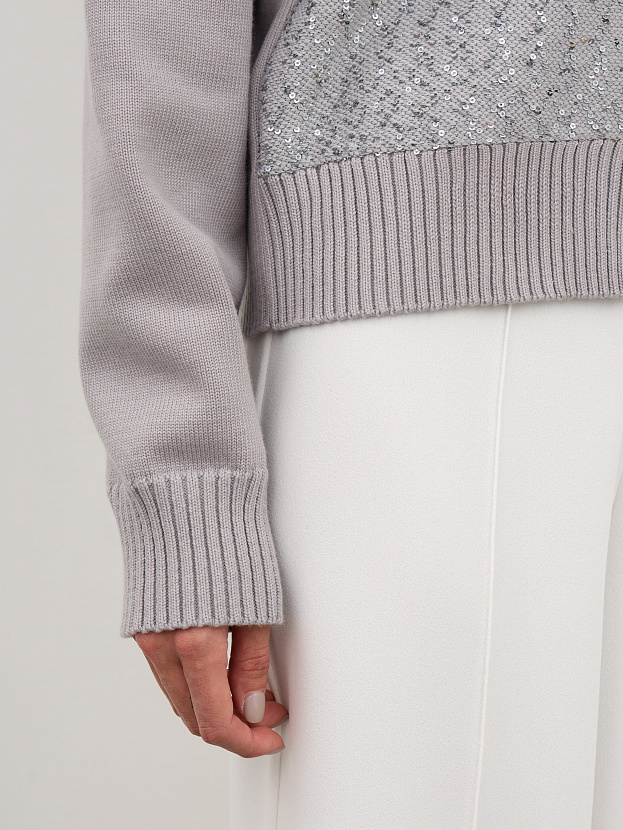 Дюна кардиган трикотажный (серый, 44-46)