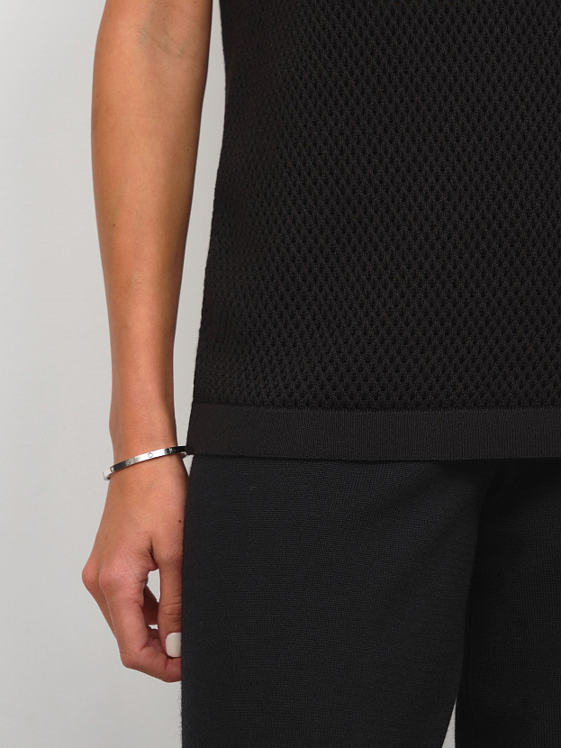 Мусс майка трикотажная (черный, 44-46)