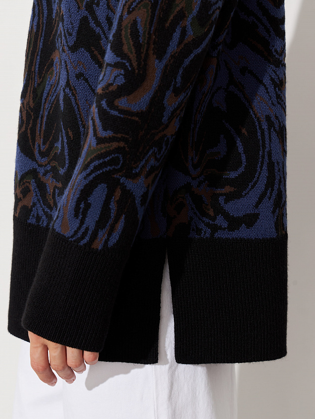 Грация джемпер трикотажный (черный, 44-46)