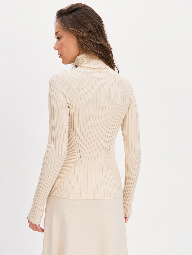 Люси водолазка трикотажная (кремовый, 44-46)