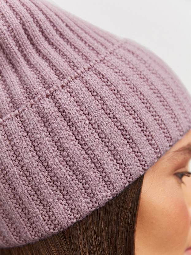Лайт2 шапка трикотажная (розовато-серый, 56-58)