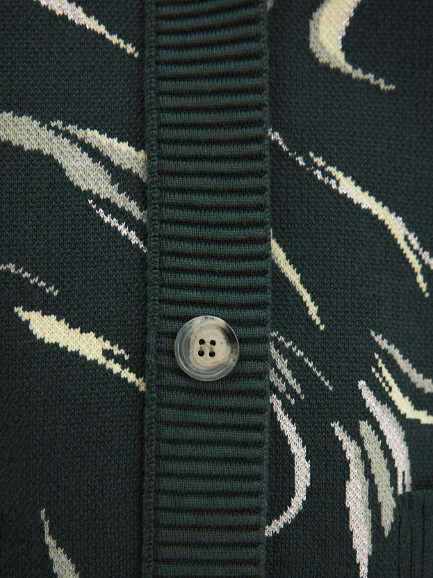 Гарда кардиган трикотажный (темно-зеленый, 44-46)