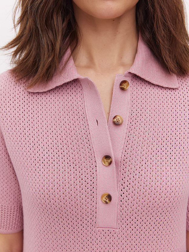 Симоне джемпер (футболка) трикотажный (темно-розовый, 44-46)