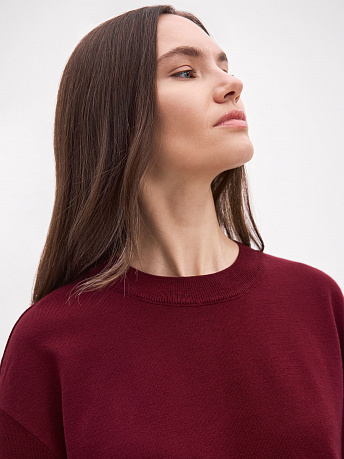 Джемпер из шерсти мериноса и вискозы Дания