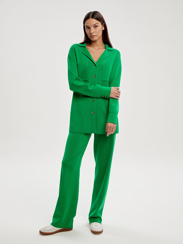 Портофино костюм (рубашка+брюки) трикотажный (ярко-зеленый, 40-42/164-170)