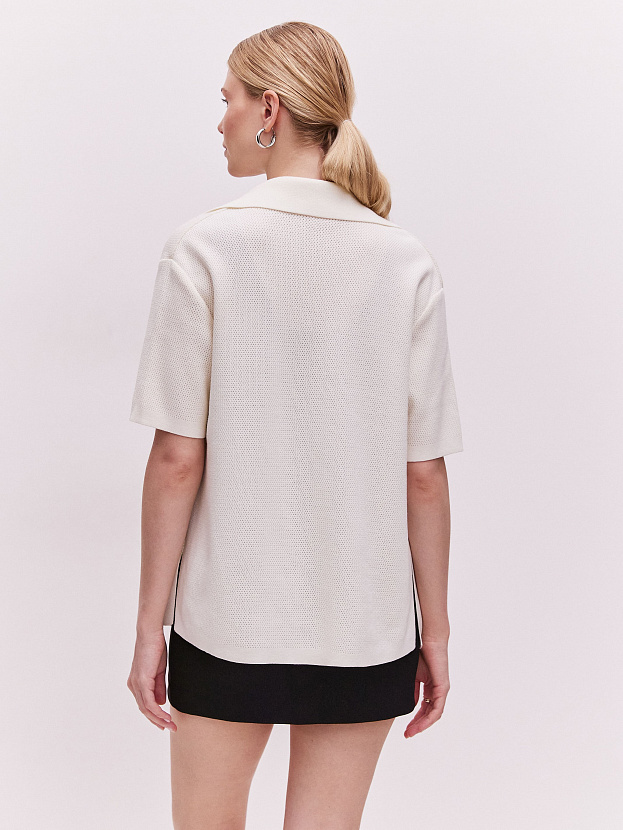 Эллада кардиган трикотажный (белый, 44-46)