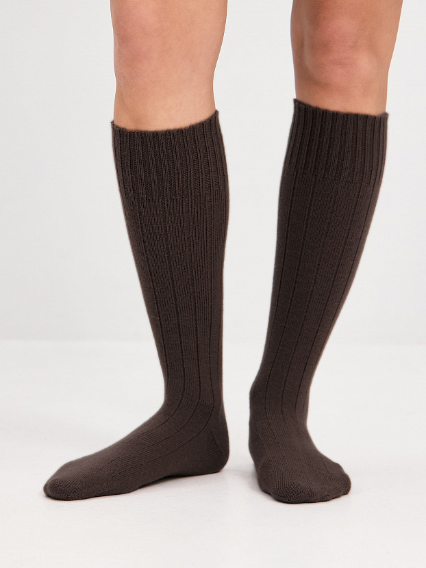 Гольфы трикотажные Степ (кофе, 36-40)