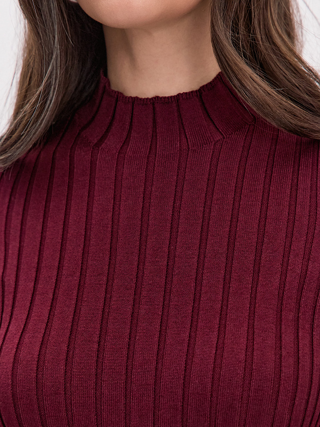 Феникс водолазка трикотажная (бордо, 44-46)