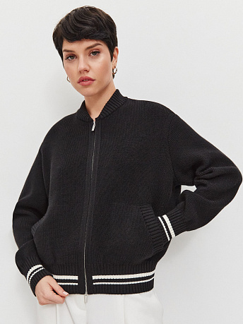 Бомбер из шерсти мериноса Эльба