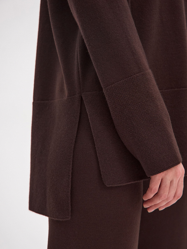 Сатурн джемпер трикотажный (шоколадный, 44-46)