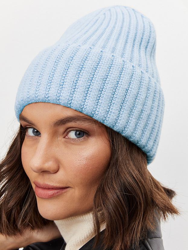 Лайт шапка трикотажная (голубой, 56-58)