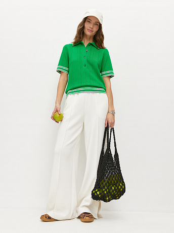 Футболка-поло с акцентными полосками Данте