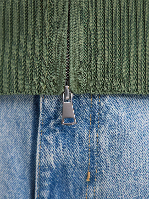 Ларго кардиган трикотажный (оливковый, 48/176-182)