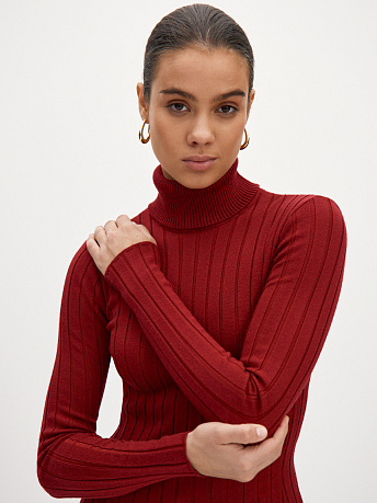 Водолазка из шерсти мериноса и вискозы Веста