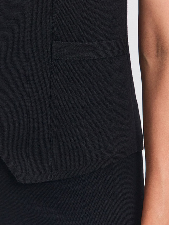 Жилет из хлопка с вискозой Тиффани